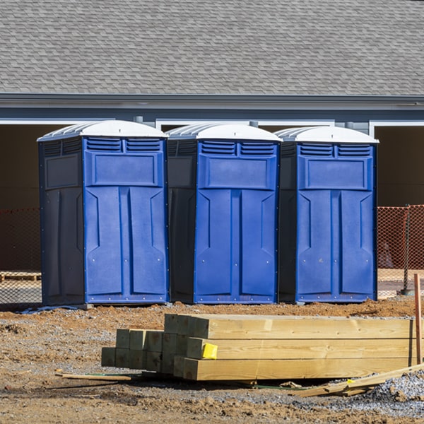 how can i report damages or issues with the porta potties during my rental period in Collins NY